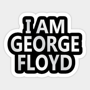 a george floyd Sticker